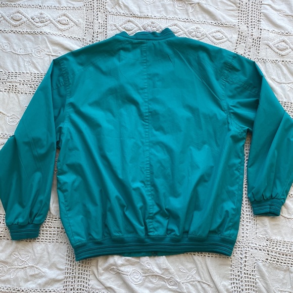 Lightweight Turquoise Bomber Jacket - Picture 4 of 4